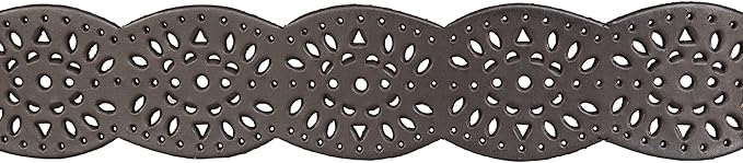 Lucky Brand Women's Embroidered Leather Belt | Stylish | Classic | Western-Inspired | American Heritage | Jean | Pant