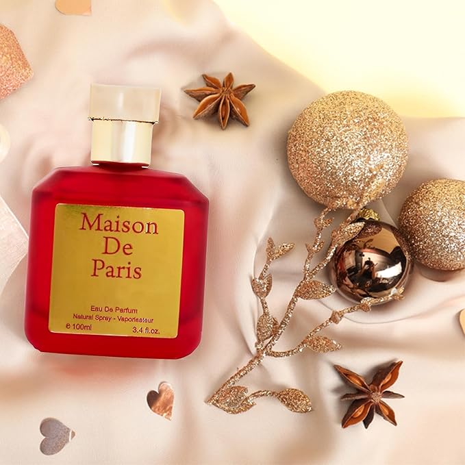 Maison De Paris for Women, Eau de Parfum Natural Spray | Floral and Oriental Notes | Sensual and Fresh Fragrance, for all Skin Types | Casual and Formal Wear, 3.4 Fluid Ounce/100 Ml