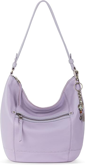 The Sak Sequoia Hobo Bag - Premium Large Leather Women's Handbag for Everyday & Travel - Durable Purse With Zipper Pocket