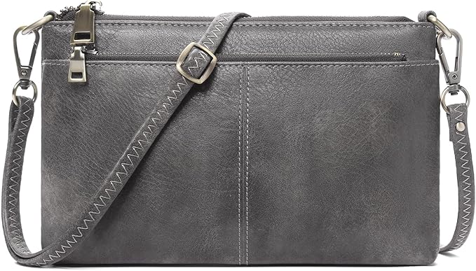 SENDEFN Leather Crossbody Bag for Women Small Clutch Purses Crossbody Shoulder Handbag Wallet Purses RIFD Card Slots