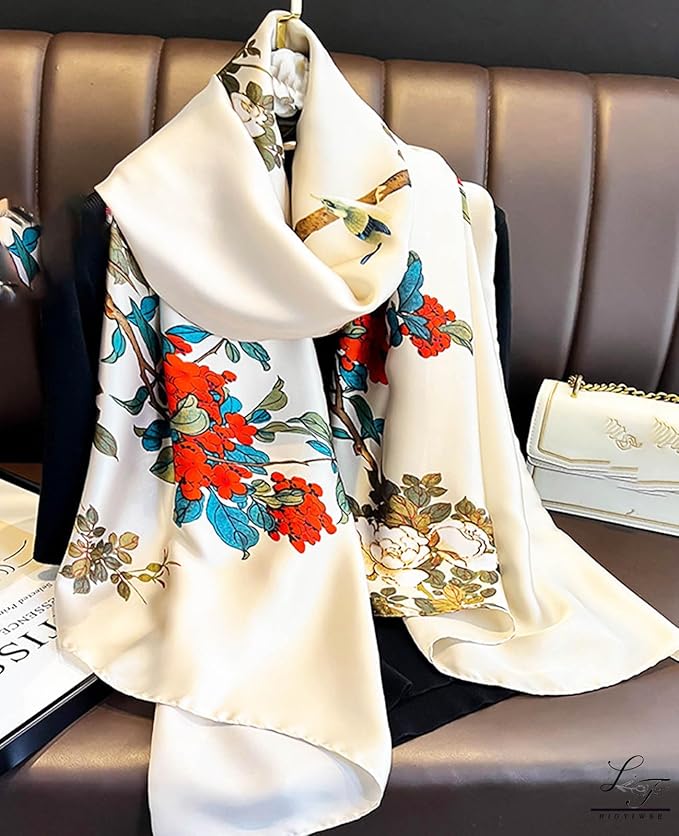Shawl Scarf For Women Lightweight Scarves Floral Pattern Formal Evening Dressesformal Shawl Summer Wraps