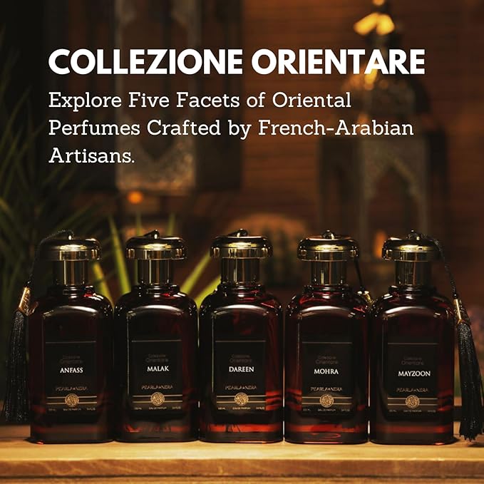 MALAK, a Ambery Oud, Smoky Rose and Wood Scent Accords. Arabian Perfume for Men and Women. Perfume Arabe (Unisex Cologne) 3.4 Oz
