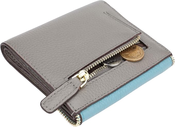 Lavemi Ultra Thin Small Compact Leather Womens Girls Wallets RFID Blocking Credit Card Holder for Women
