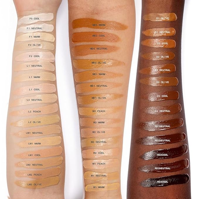 about-face THE PERFORMER Skin-Focused Foundation L1Neutral – Medium Coverage, Long-Wear, Breathable & Buildable Base – Clean, Vegan, Hydrating Formula with Blue Agave & Chlorella – 1.08oz