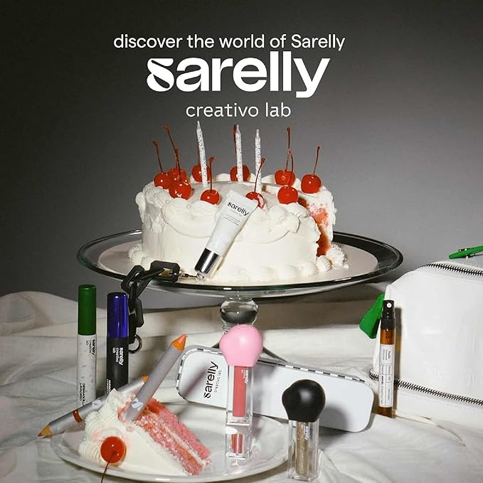 SARELLY, Mini Makeup Bag, Pink Vegan Leather with Compartments, Leak-proof, Sarelly Creativo Lab