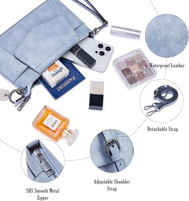 Small Crossbody Bags for Women, Cell Phone Bag Mini Over Wristlets Handbag Wallet Purse with Card Slots