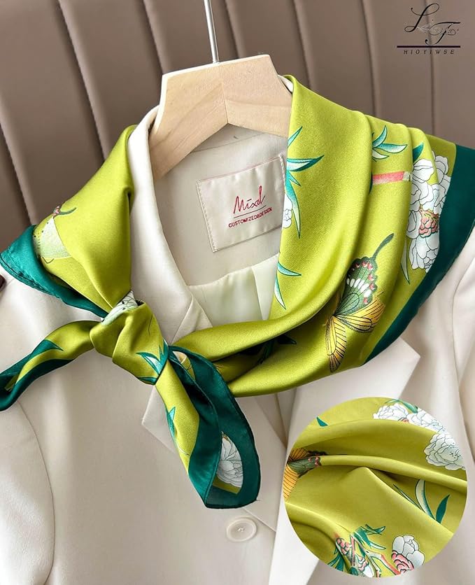 Satin Bandanas Head Scarf For Women Hair Scarves Accessories Lightweight Fashion Wrap Neck Silk Sleeping Headscarf