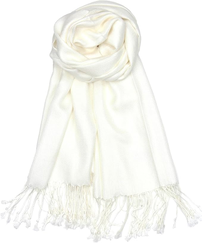 Achillea Soft Silky Pashmina Scarf for Women – Shawl Wrap for Evening Dresses, Bridesmaids, Weddings & Everyday Wear