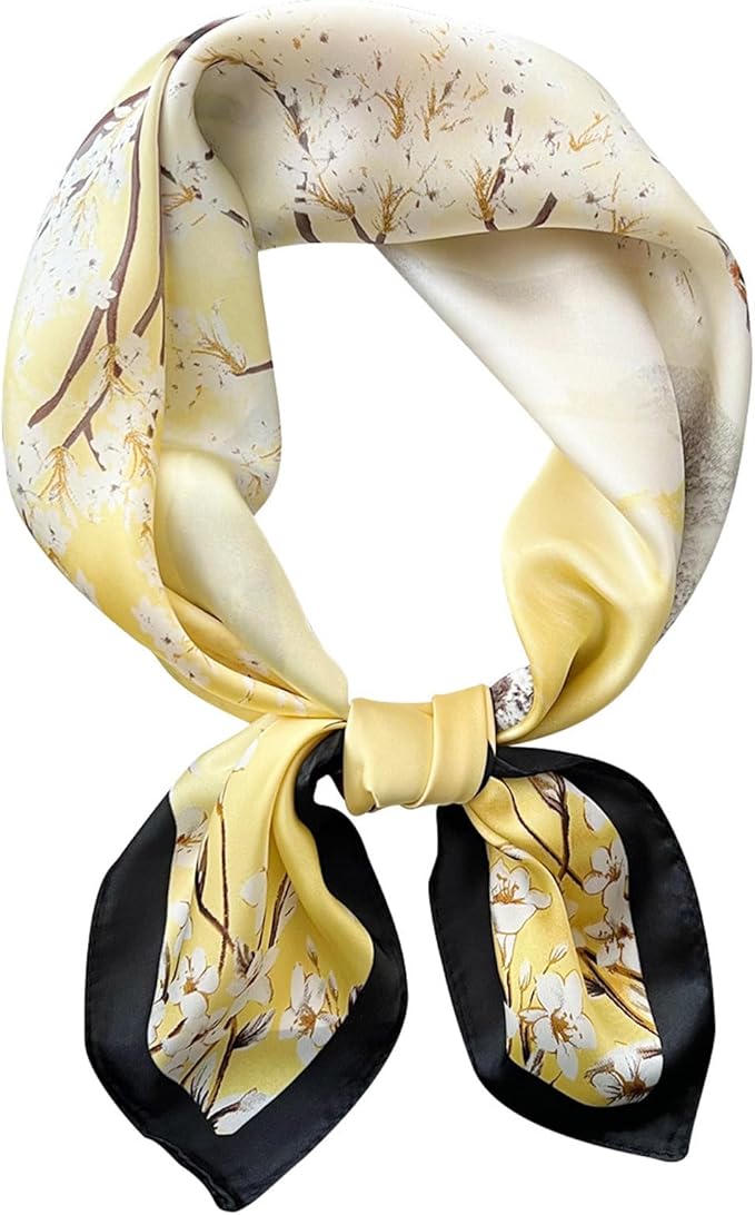 Satin Bandanas Head Scarf For Women Hair Scarves Accessories Lightweight Fashion Wrap Neck Silk Sleeping Headscarf