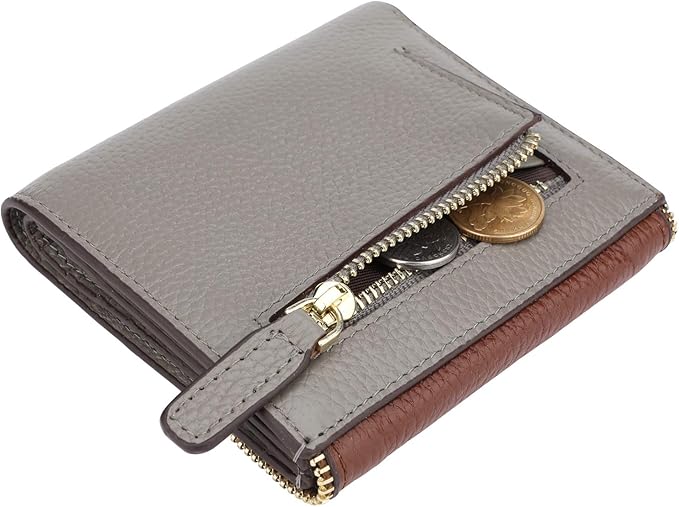 Lavemi Ultra Thin Small Compact Leather Womens Girls Wallets RFID Blocking Credit Card Holder for Women