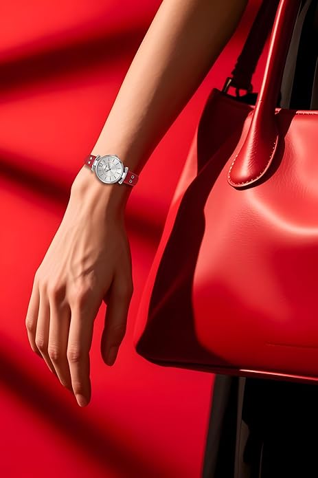 Women's Leather Strap Watch, Womens Watch Wristwatch for Women
