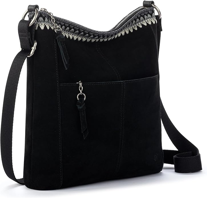 The Sak Lucia Crossbody Bag in Leather, Convertible Purse with Adjustable Strap