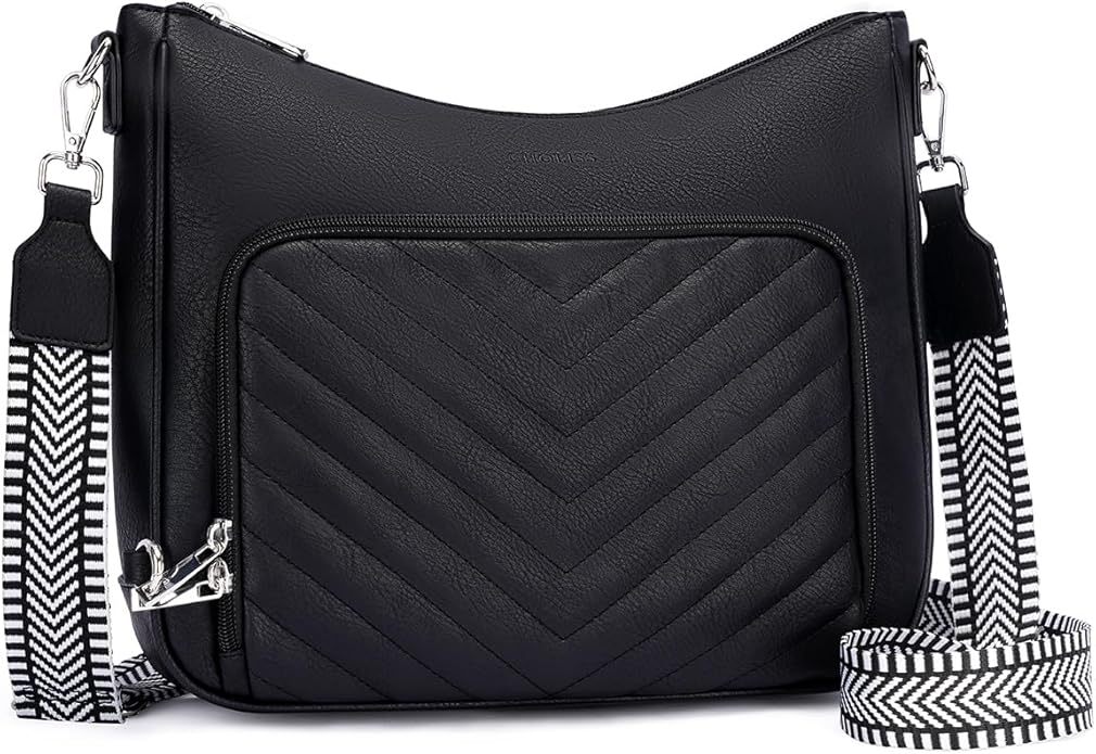 CHOLISS Crossbody Purse for Women, Anti Theft Vegan Leather Crossbody Wallet Bag Medium Travel Shoulder Handbags