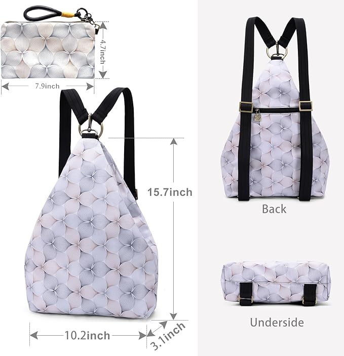 Black Butterfly Premium Backpack for Women, Bohemia Style Fashion Casual Daypack Backpack, Small Backpack Purse (39-white Plus)