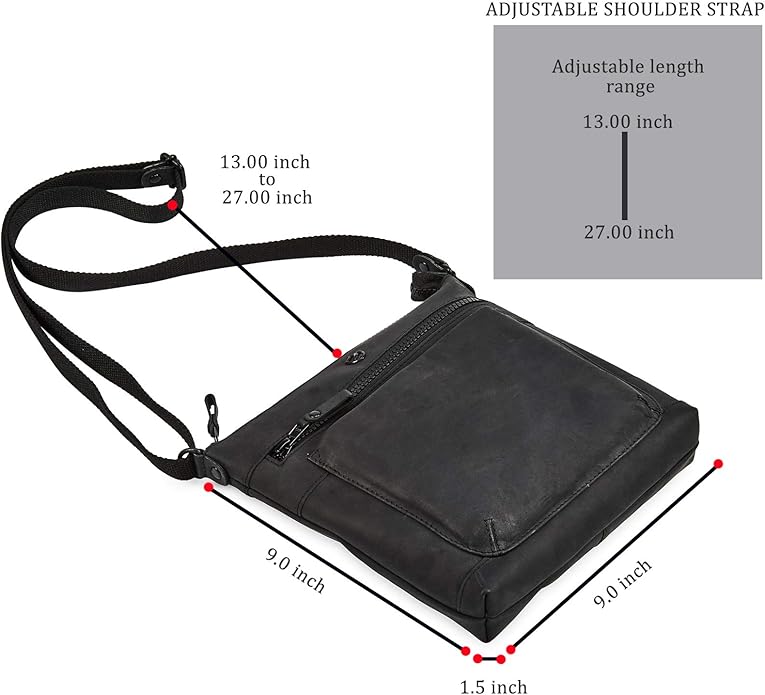 Real Leather Purse for Women Crossbody Bag Travel Shoulder Handbag Small Vintage Pocketbook | Real Leather, Travel, Shoulder, Small, Vintage
