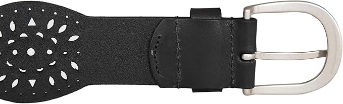Lucky Brand Women's Embroidered Leather Belt | Stylish | Classic | Western-Inspired | American Heritage | Jean | Pant