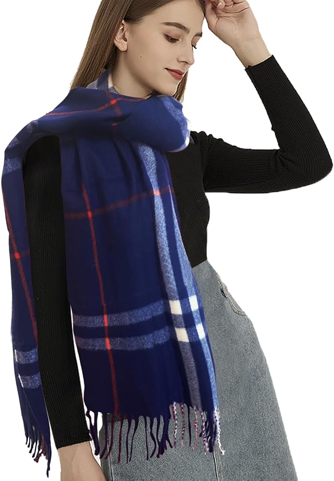 EXTREE Scarfs for Women Pashmina Silky Shawl Wrap for Evening Dressing Blanket Open Front Poncho Cape