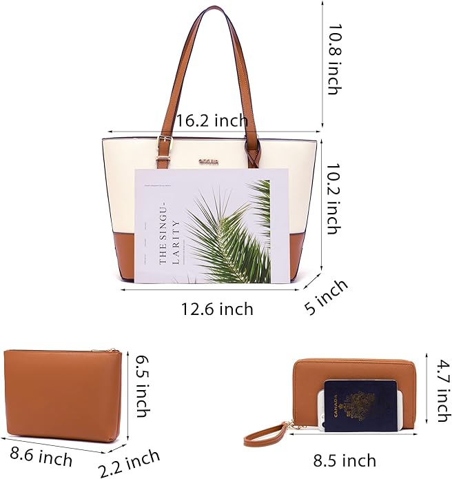 Purses And Wallets Set For Women Work Tote Satchel Handbags Shoulder Bag Top Handle Totes Purse With Matching Wallet