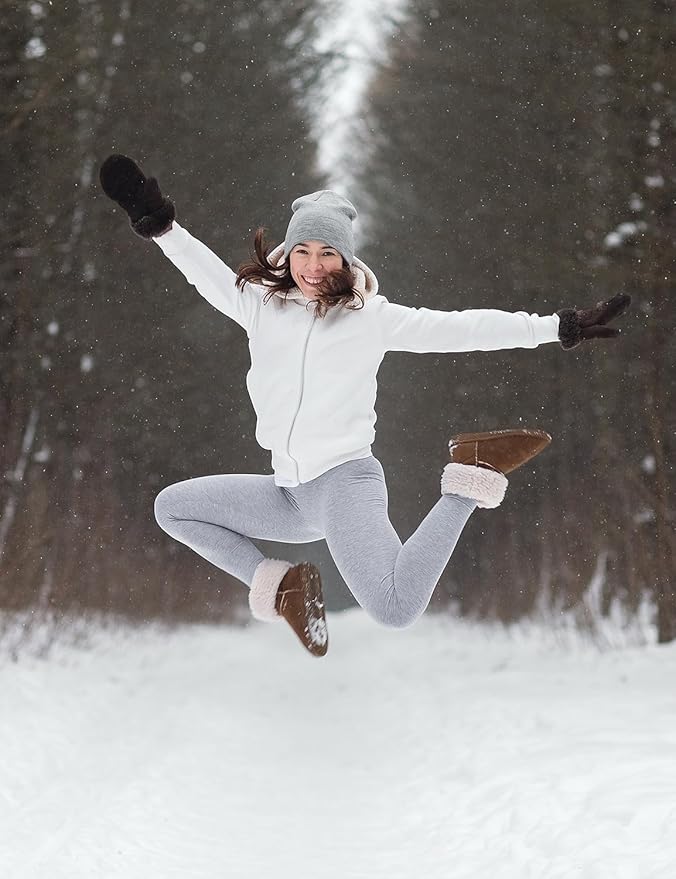baleaf Winter Clothing Women Leggings Fleece Lined Tights Thermal Warm Thick Cold Weather Gear 1 Pockets