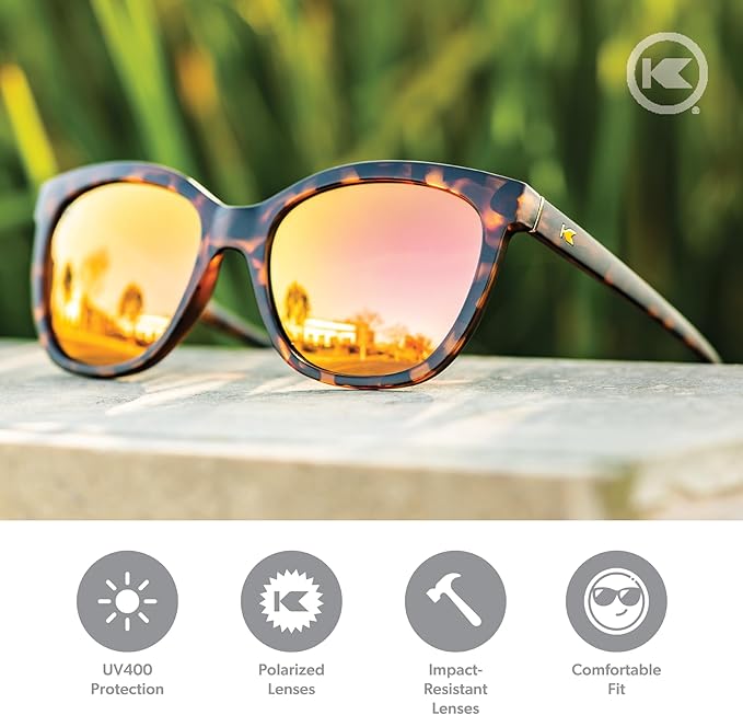 Knockaround Deja Views Polarized Sunglasses for Women & Men - Trendy Sunglasses - UV400 Protection