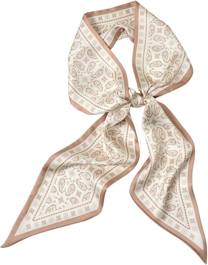 Hair Scarf for Women Silky Satin Headscarf Neck Scarves for Handbag Accessory