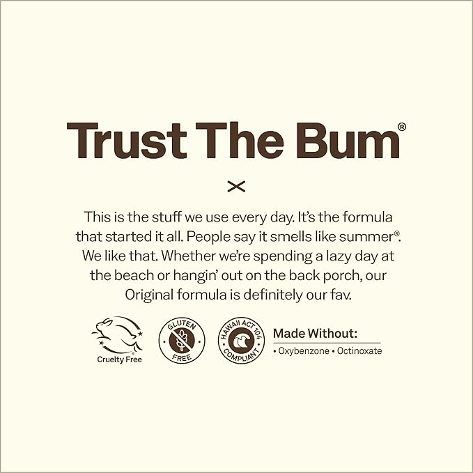 Sun Bum Original SPF 15 Sunscreen Body Spray - Broad Spectrum Moisturizing Sunscreen with Vitamin E - Hawaii 104 Act Compliant (Made without Octinoxate & Oxybenzone) - 6 oz