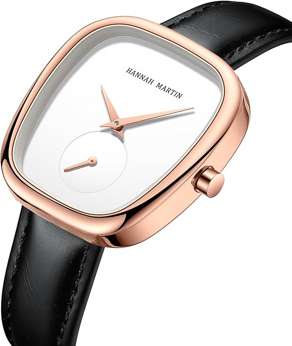 HANNAH MARTIN Watches for Women Waterproof Ladies Analog Quartz Wrist Watches Stainless Steel Band Fashion Dainty Female Watch Luxury Bracelet Diamond