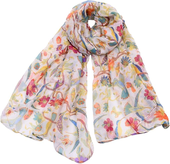 woogwin Women's Cotton Scarves Lady Light Soft Fashion Solid Scarf Wrap Shawl