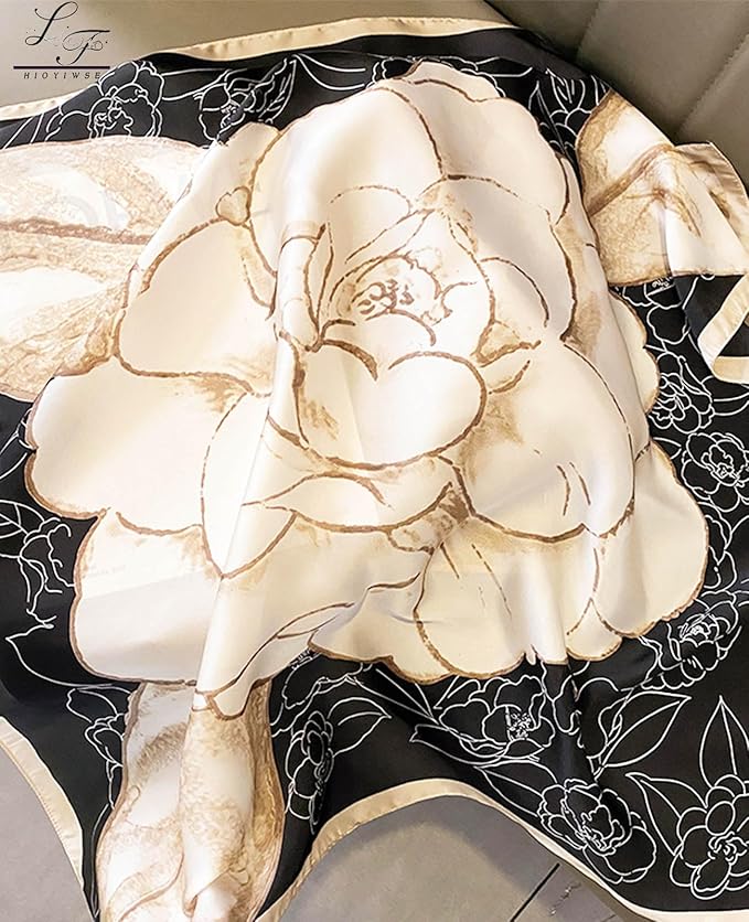 Satin Bandanas Head Scarf For Women Hair Scarves Accessories Lightweight Fashion Wrap Neck Silk Sleeping Headscarf