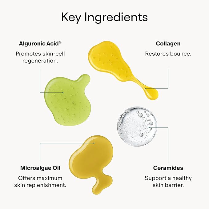 Algenist GENIUS Sleeping Collagen Night Cream - Firming Face Cream with Collagen, Collagen Amino Acids and Ceramides for a Visibly Smoother Complexion - Non-Comedogenic Skincare (2 oz)