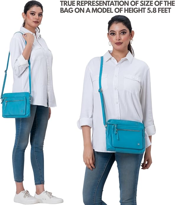 Wise Owl Accessories Small Soft Pebbled Real Leather Crossbody Handbags Purses Sling Crossover Shoulder Bag
