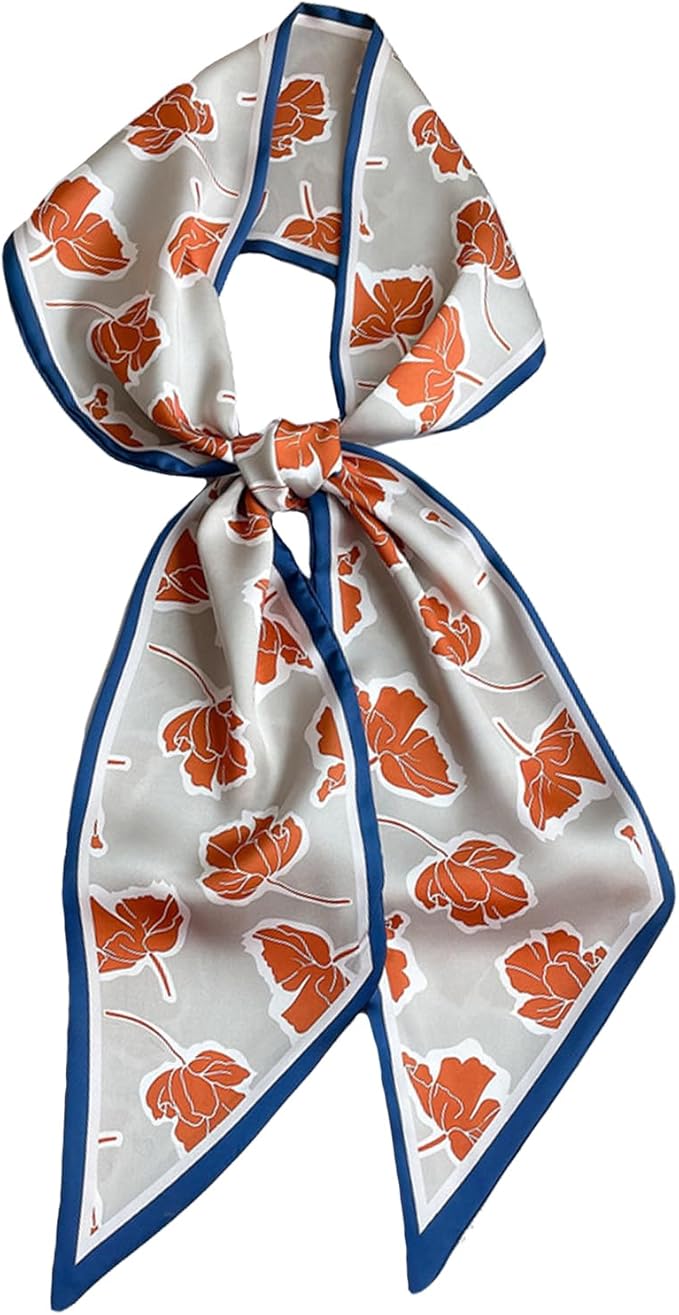 Hair Scarf for Women Silky Satin Headscarf Neck Scarves for Handbag Accessory