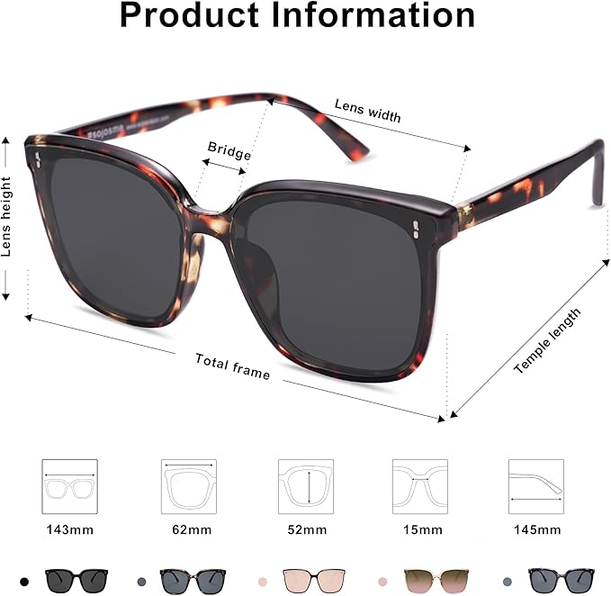 SOJOS Sunglasses for Women Men Vintage Style Shades SJ2157