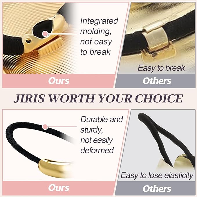 3PCS Metal Hair Tie For Women,Gold Cuffs,Metal Geometric Gold Hair Ties, Hair Accessories Stretchy and Non-Damage Ponytail Holders,Ponytail Cuff Hair Bands For Hair Styling (SET1)