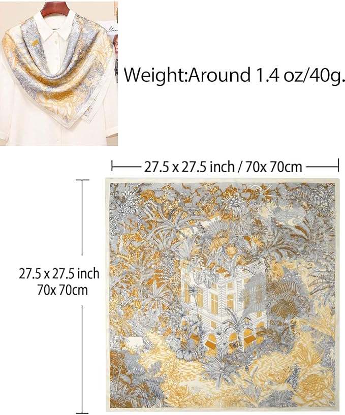 Dailyacc Hair Bandanas Scarf For Women Lightweight Fashion Neck Silk Satin Head Scarves For Sleeping Handbags Scarf