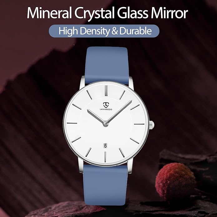 BEN NEVIS Watch, Mens Watch, Minimalist Fashion Simple Wrist Watch Analog Date with Leather Strap