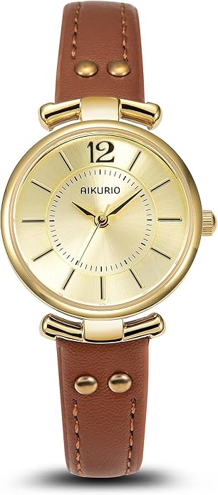 Women's Leather Strap Watch, Womens Watch Wristwatch for Women