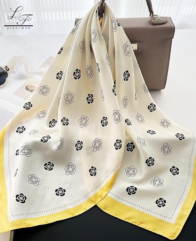 Satin Bandanas Head Scarf For Women Hair Scarves Accessories Lightweight Fashion Wrap Neck Silk Sleeping Headscarf