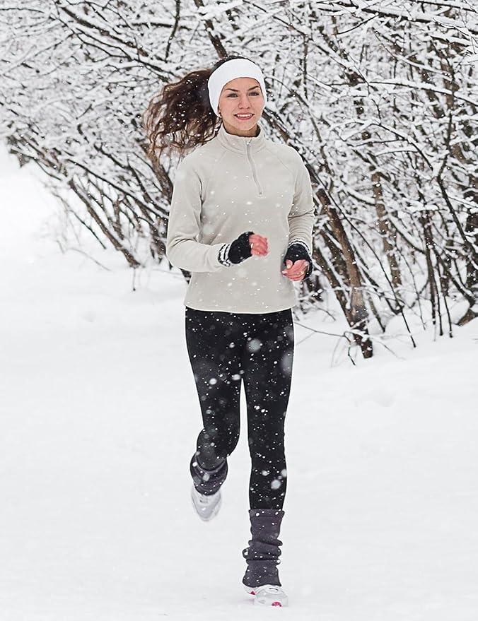 baleaf Winter Clothing Women Leggings Fleece Lined Tights Thermal Warm Thick Cold Weather Gear 1 Pockets