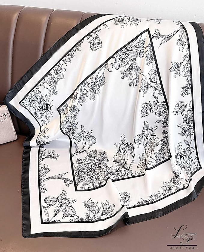 Satin Bandanas Head Scarf For Women Hair Scarves Accessories Lightweight Fashion Wrap Neck Silk Sleeping Headscarf