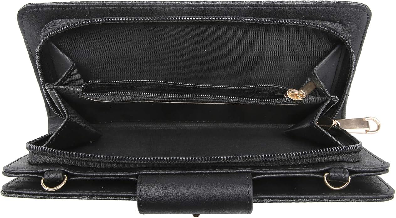 MKP COLLECTION Women Small Crossbody Shoulder Bag Zip Wallet Purse Handbags Clutch Credit Card Holder with Chain Strap