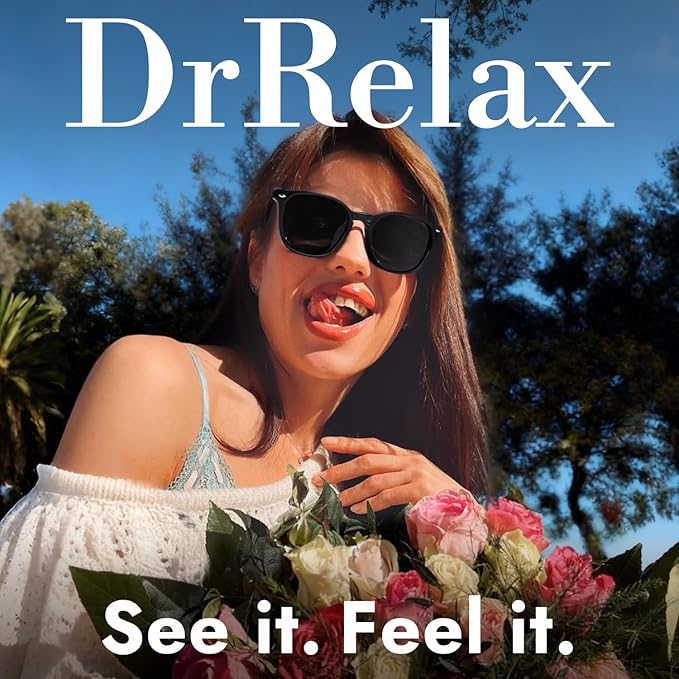 DrRelax Retro Sunglasses Womens Trendy Round Polarized Shades Sun Glasses