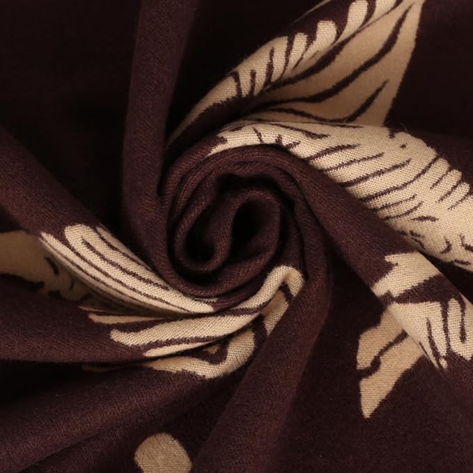 EXTREE Scarfs for Women Pashmina Silky Shawl Wrap for Evening Dressing Blanket Open Front Poncho Cape