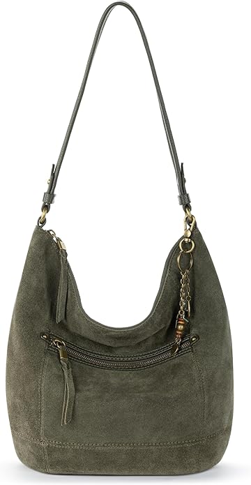 The Sak Sequoia Hobo Bag - Premium Large Leather Women's Handbag for Everyday & Travel - Durable Purse With Zipper Pocket