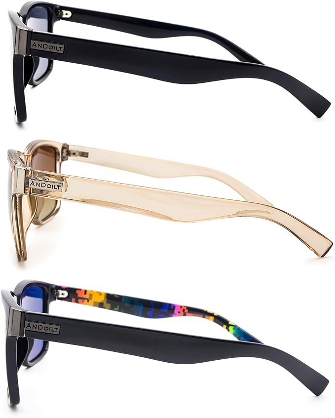 ANDOILT Sport Polarized Square Sunglasses
