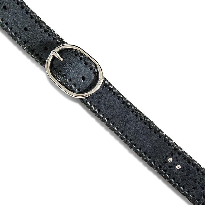 Lucky Brand Women's Embroidered Leather Belt | Stylish | Classic | Western-Inspired | American Heritage | Jean | Pant