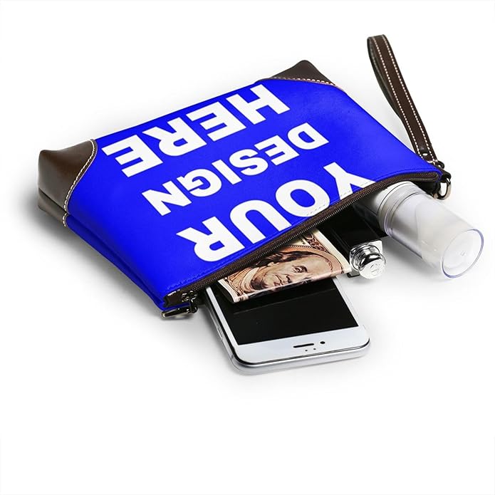 Custom Leather Wristlet Personalized Wallets For Women Men Wristlet Handbags Customized Clutch Purses For Women