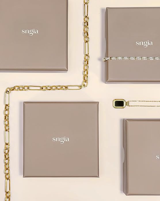 18K gold plated Chunky Statement Earrings for Women by SNGIA, Small Handmade Trendy Stud Ribbed Jewelry Gifts, Rectangle Huggies Fashion Button Accessories, Vintage Thick Square Nickle Free Huggie Earring.