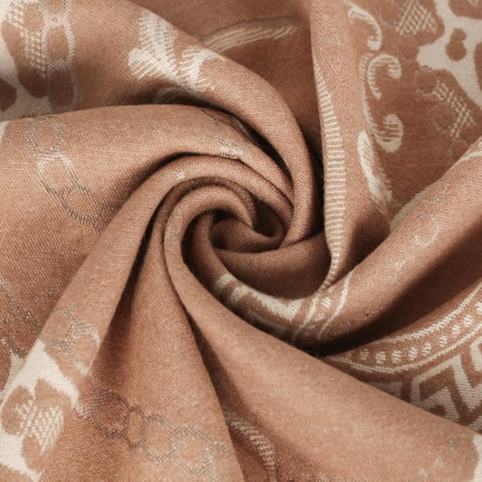 EXTREE Scarfs for Women Pashmina Silky Shawl Wrap for Evening Dressing Blanket Open Front Poncho Cape