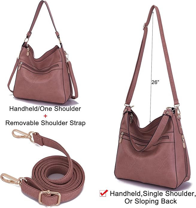 Women Large Crossbody Bags Ladies Satchel Shoulder Handbags Purse and Wallet Set for Women Totes Hobo Purses
